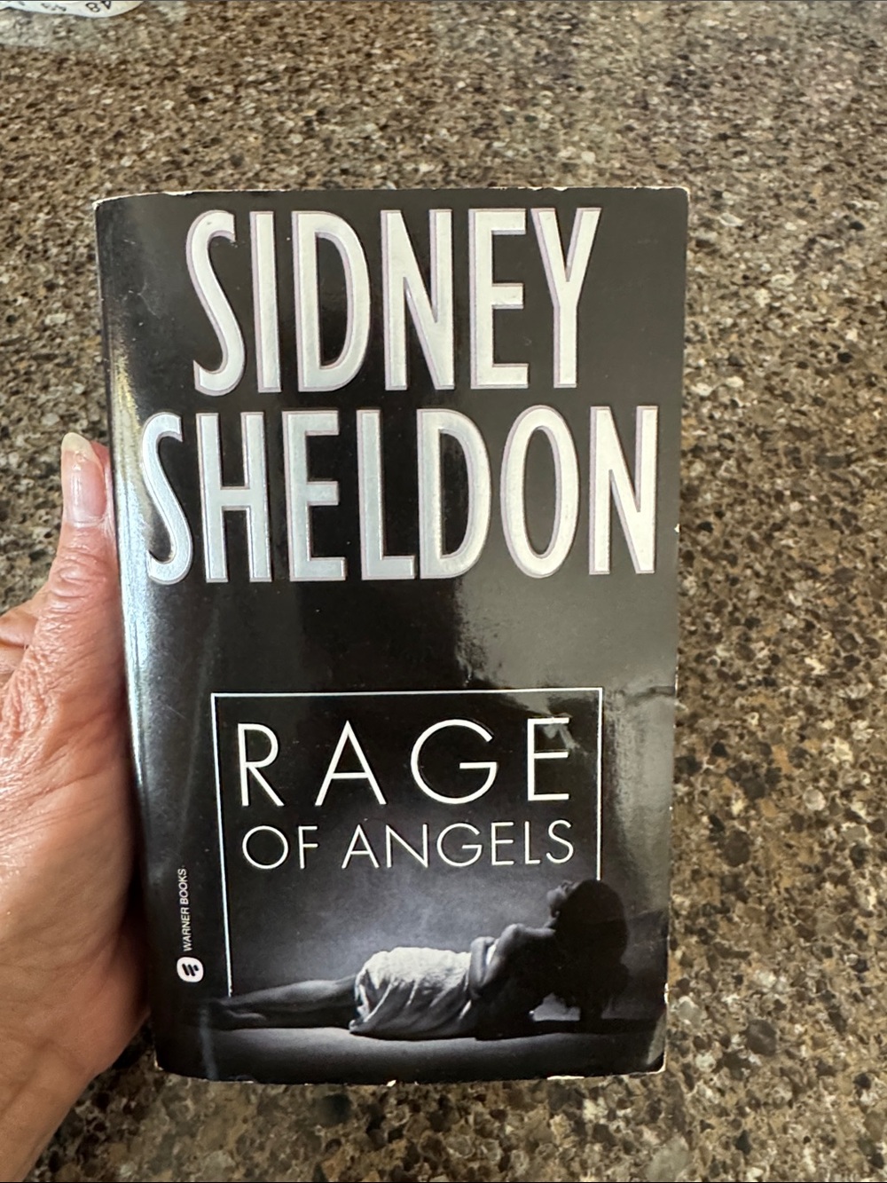 Sidney Sheldon "Rage of Angels" Paperback - Black Cover - 1980